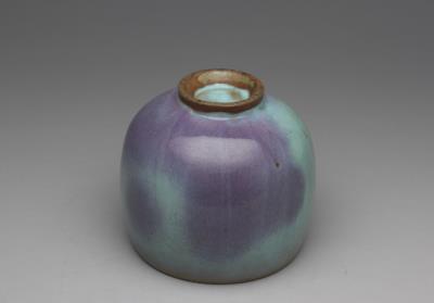 图片[2]-Bowl with sky blue glaze and purple splashes, Jun ware, Yuan dynasty, 13th – 14th century-China Archive